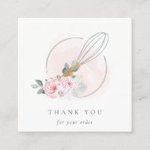 Wooden Whisk Rubor Watercolor Flora Chef Gracias