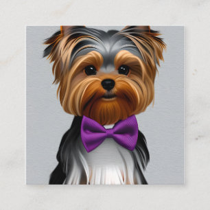 Tarjeta De Visita Cuadrada Yorkshire