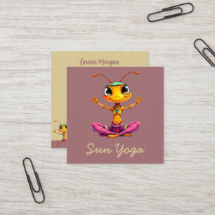 Tarjeta De Visita Cuadrada Zen Ants