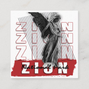 Tarjeta De Visita Cuadrada Zion pequeño