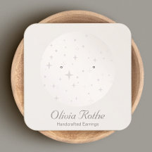 Zodiac Stars Astrología Earring Display