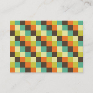 Tarjeta De Visita Cuadrados de color 014