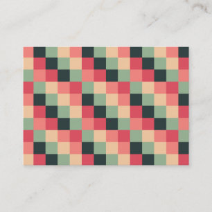 Tarjeta De Visita Cuadrados de color 015
