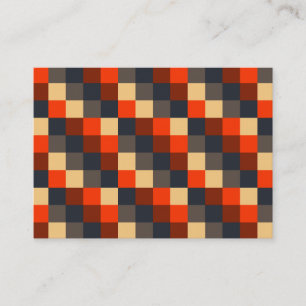 Tarjeta De Visita Cuadrados de color 02