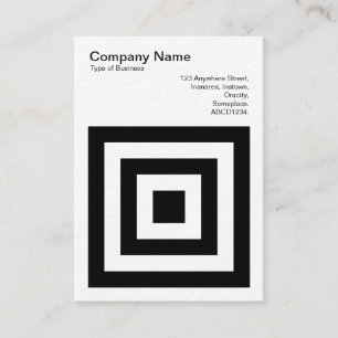 Tarjeta De Visita Cuadrados dentro de cuadrados