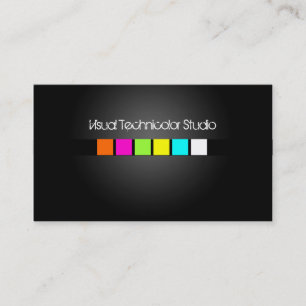 Tarjeta De Visita Cuadrados fluorescentes de Guay / estilo