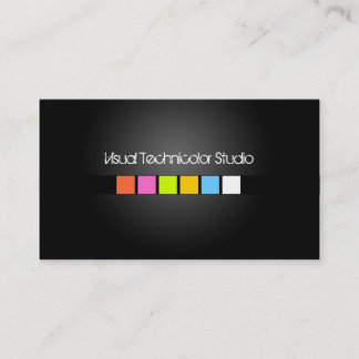 Tarjeta De Visita Cuadrados fluorescentes de Guay / estilo