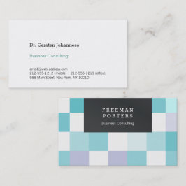 Tarjeta De Visita Cuadrático, práctico, elegante y claro