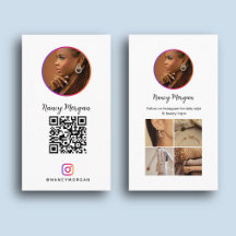 Cuadrícula de fotos de código QR de Instagram mini