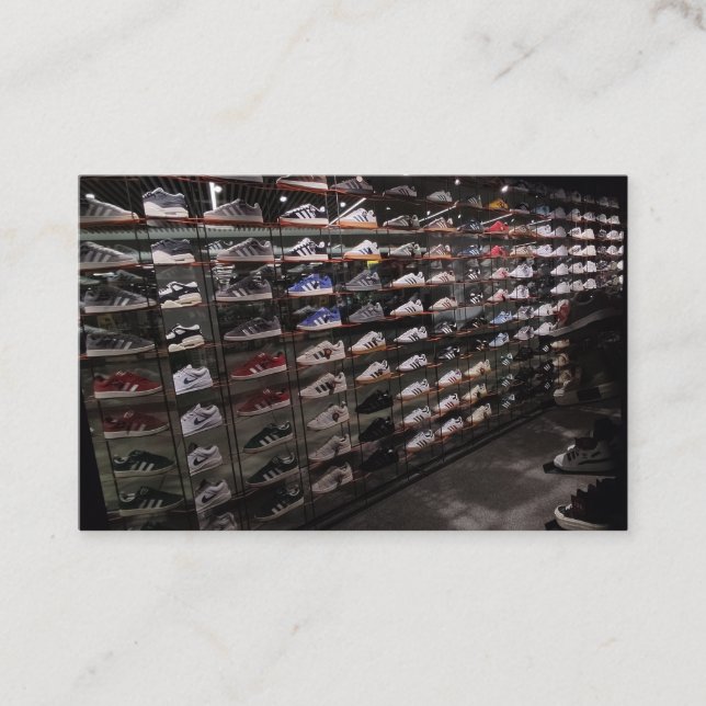 TARJETA DE VISITA CUADRO ZAPATILLAS (Anverso)