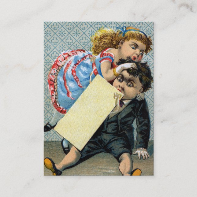 Tarjeta De Visita ¿Cuál es incorrecto con mi pelo? (Anverso)