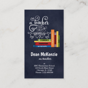 Tarjeta De Visita ¿Cuál es tu superpotencia?