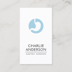 Tarjeta De Visita Cualquier color logotipo gástrico vertical modern
