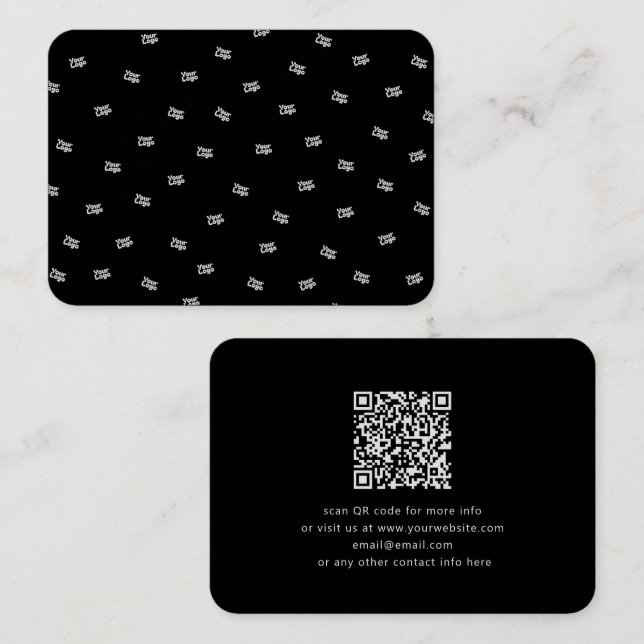 Tarjeta De Visita Cualquier imagen, diseño o logotipo cargado aleato (Anverso / Reverso)