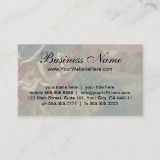 Tarjeta De Visita Cuatro bailarinas de Edgar Degas
