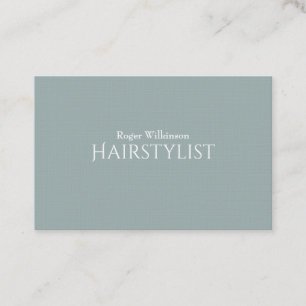 Tarjeta De Visita Cubierta azul gris de la élite elegante elegante
