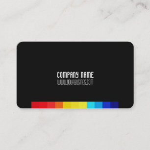 Tarjeta De Visita Cubo clásico mínimo
