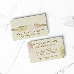 Tarjeta De Visita Cuchara de hoja de eucalipto de pasta de color ama