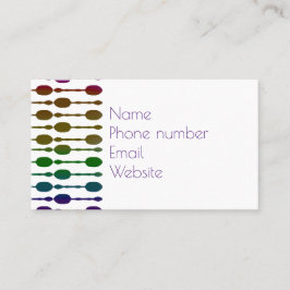 Tarjeta De Visita Cucharas