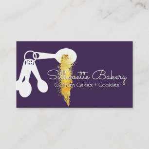 Tarjeta De Visita Cucharas de carne pastelería pastelería pasteler