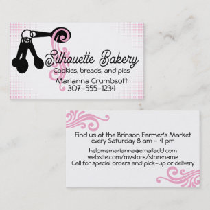 Tarjeta De Visita Cucharas medidoras de panadería para repostería ch