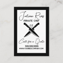 Cuchillos de corte para cocineros de restaurantes