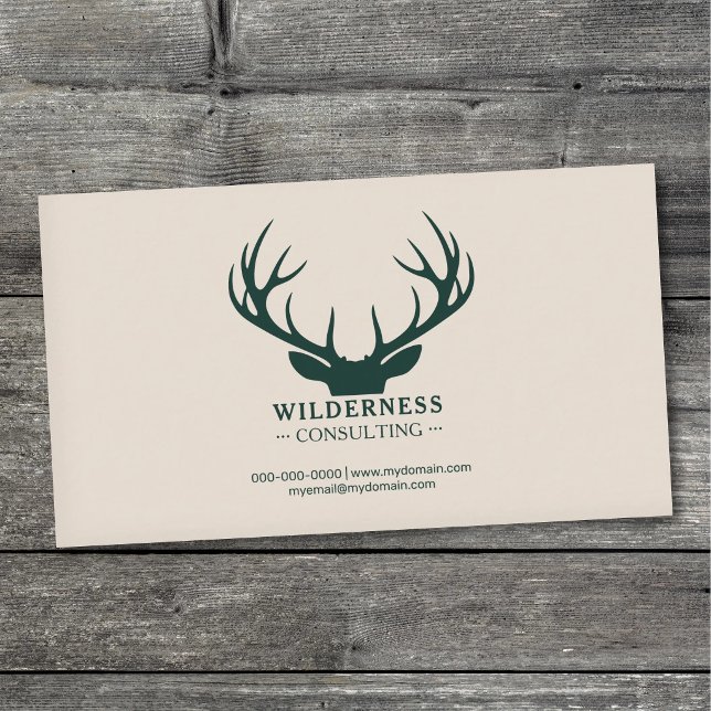 Tarjeta De Visita Cuerna de ciervo ramificada (Branching Deer Antlers Business Card)