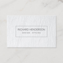 Cuero blanco Geométrico Mínimo Moderno