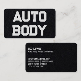 Tarjeta De Visita Cuerpo automático