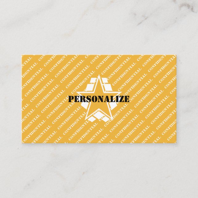 Tarjeta De Visita Cuerpo Confidencial de Reclutamiento de Fuerzas Ar (Anverso)