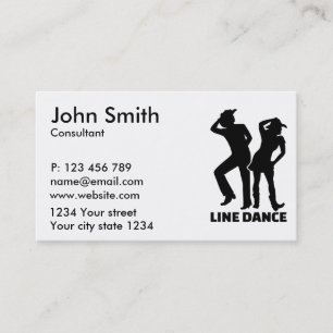 Tarjeta De Visita Cuerpo de baile