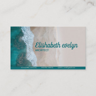 Tarjeta De Visita Cuerpo de la fotografía del agua