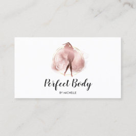 Tarjeta De Visita Cuerpo Esculpiendo Fitness Linergie Waist Trainer 