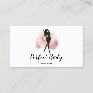 Tarjeta De Visita Cuerpo Esculpiendo Fitness Linergie Waist Trainer