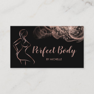 Tarjeta De Visita Cuerpo Esculpiendo Fitness Linergie Waist Trainer