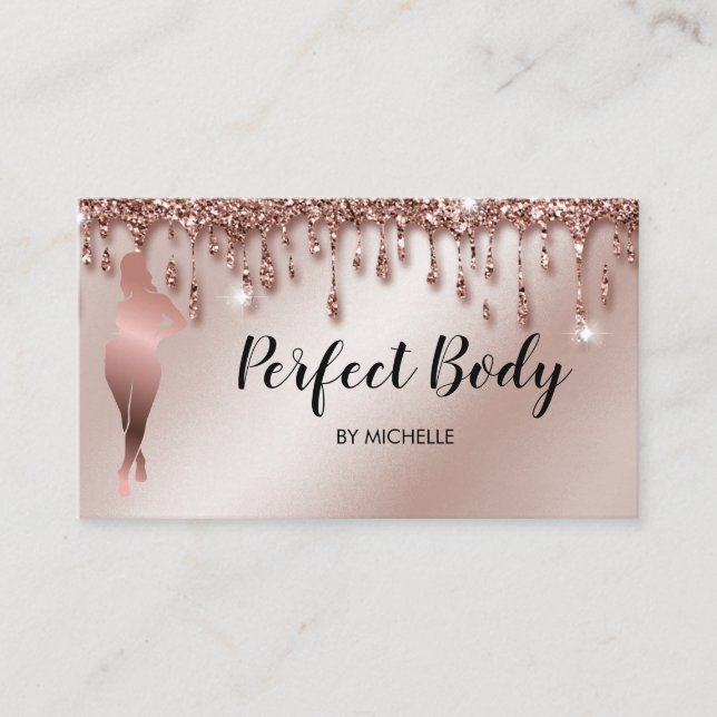 Tarjeta De Visita Cuerpo Esculpiendo Fitness Linergie Waist Trainer  (Anverso)