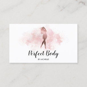 Tarjeta De Visita Cuerpo Esculpiendo Fitness Linergie Waist Trainer