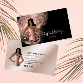 Tarjeta De Visita Cuerpo Esculpiendo Fitness Linergie Waist Trainer 