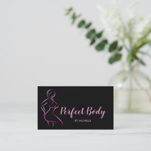 Tarjeta De Visita Cuerpo Esculpiendo Fitness Linergie Waist Trainer 