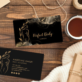 Tarjeta De Visita Cuerpo escultor Wellness Cosméticos Belleza Spa Bu