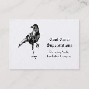 Tarjeta De Visita Cuervo negro Guay supersticioso