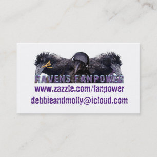 Tarjeta De Visita Cuervos Fanpower