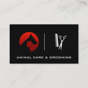Tarjeta De Visita Cuidado animal y cultivo   Mascotas