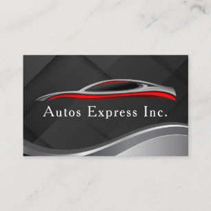 Tarjeta De Visita Cuidado de Autos Servicios de Auto Técnico