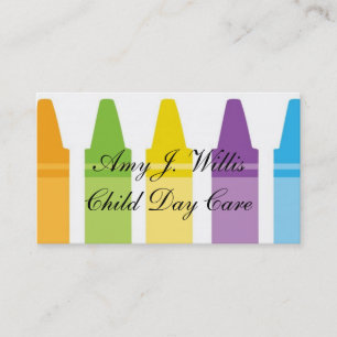 Tarjeta De Visita Cuidado de día del niño
