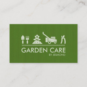 Tarjeta De Visita Cuidado de jardín