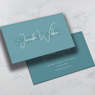 Tarjeta De Visita Cuidado de la piel minimalista profesional elegant