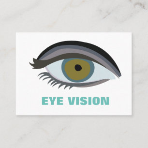 Tarjeta De Visita Cuidado de la Visión del Cristalino