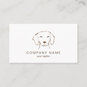 Tarjeta De Visita Cuidado de mascotas   Caminata de perros   Dachshu