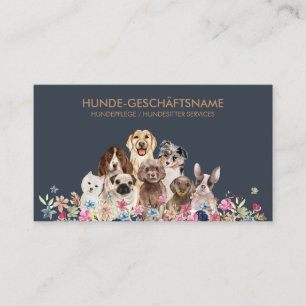 Tarjeta De Visita cuidado de perros cuidador de mascotas cuidador de
